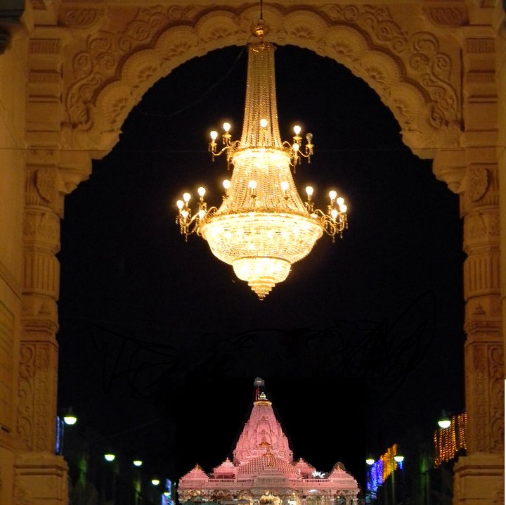 Ambaji Temple at Night