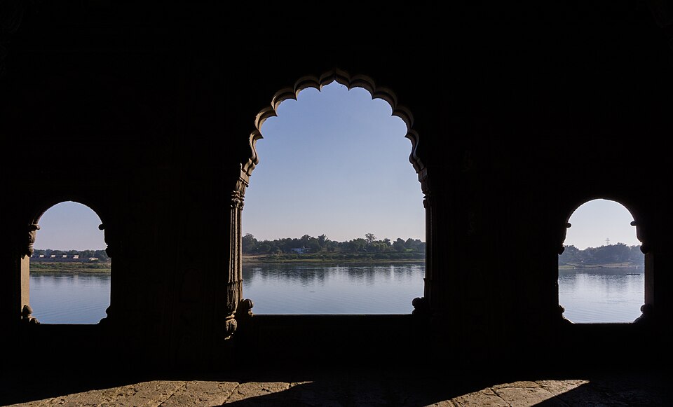 River Narmada from Maheshwar Fort