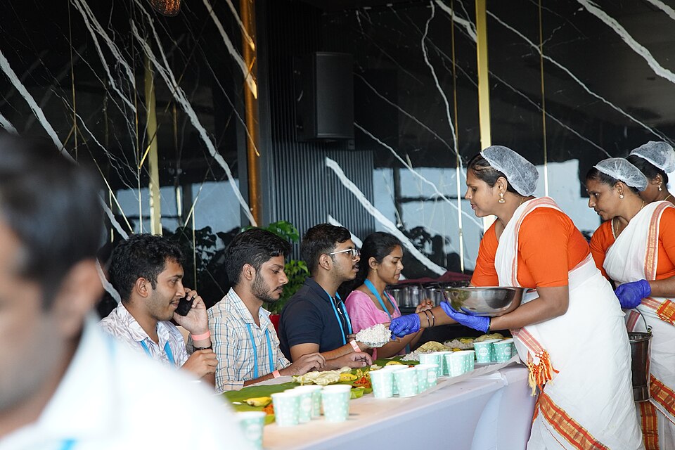 Onam Sadhya - Grand Traditional Vegetarian Feast Served On A Banana Leaf - WikiConference India 2026 - Kochi 2026-09-04 03491