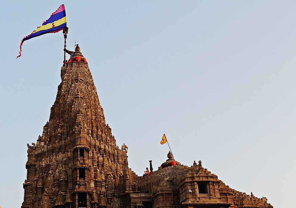 N-GJ-126 Dwarkadhish Temple, Dwarka Flag Hoisting