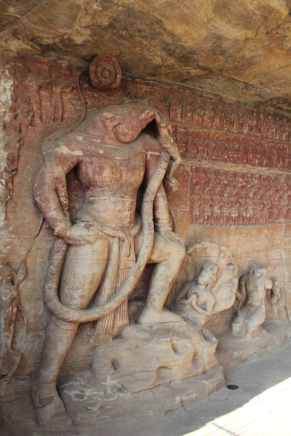 The Varaha relief in Cave 5 at Udayagiri, Madhya Pradesh