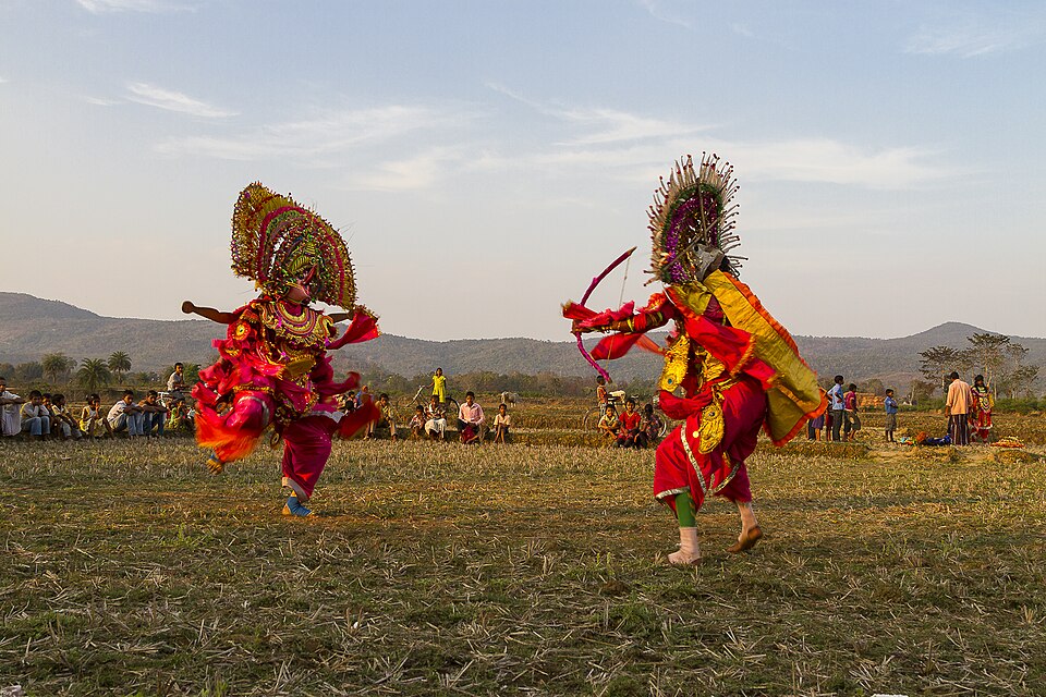 Performers in the Purulia tradition of Chhau