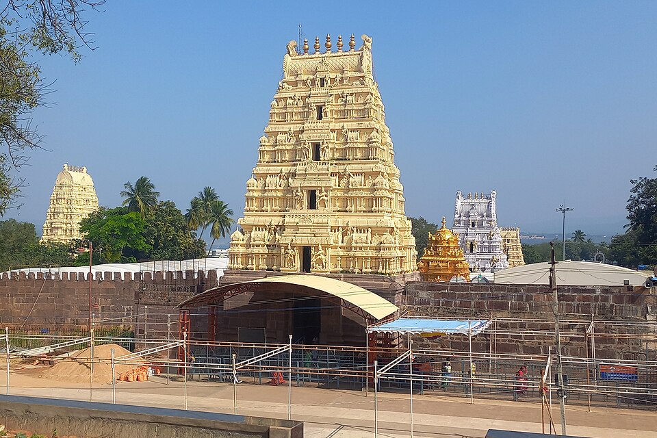 2025 West Gopuram and Bhramaramba Devi temple view in Srisailam