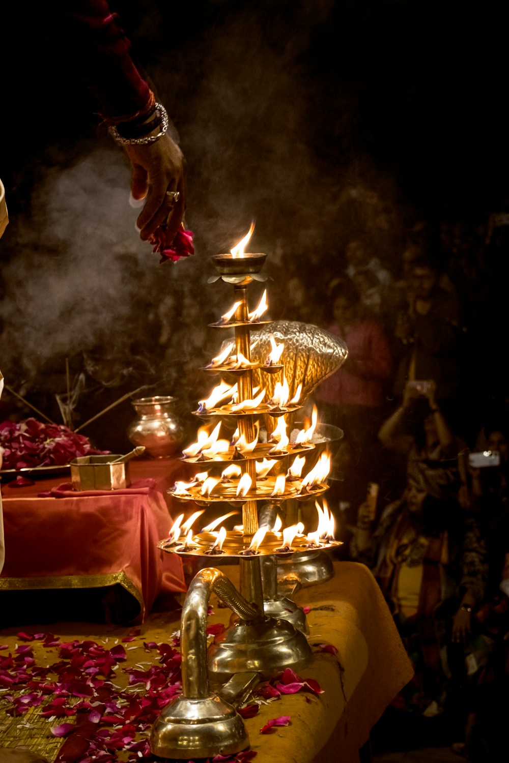 Sacred Evening Deepam & Maha Aarti Ceremony