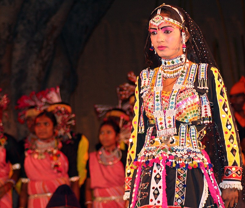 Portrait of a Kalbelia dancer