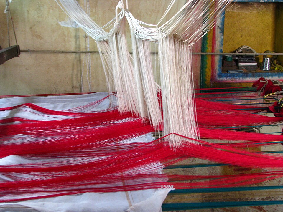 Silk weaving in Kanchipuram, Tamil Nadu
